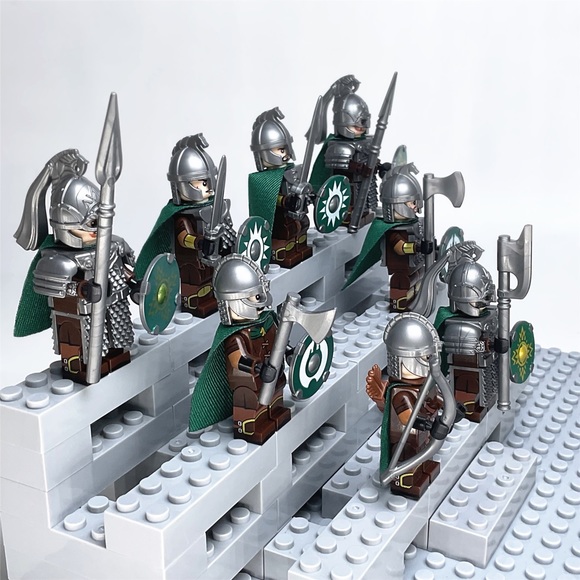 Lord of the Rings Rohan Custom Minifigures Lot of 8 - Picture 2 of 3